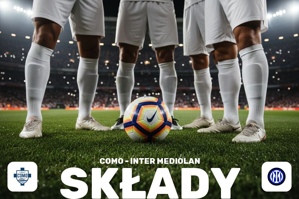 Składy: Como 1907 – Inter Mediolan – wyjściowa jedenastka i zmiennicy